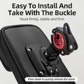 Чанта за кормило на велосипед Rockbros 301101770001 WP Bike Phone Bag for 6.7" black 4