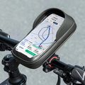 Чанта за кормило на велосипед Rockbros 301101770001 WP Bike Phone Bag for 6.7" black 8