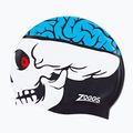 Детска шапка за плуване Zoggs Character Silicone Jr skull
