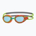 Детски очила за плуване Zoggs Predator green/orange/red/grey/green/tint blue