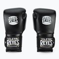 Боксови ръкавици Cleto Reyes Velcro Sparring black silver 2