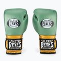 Боксови ръкавици Cleto Reyes Velcro Sparring metallic green/gold wbc 2
