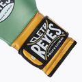 Боксови ръкавици Cleto Reyes Velcro Sparring metallic green/gold wbc 6