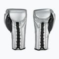 Боксови ръкавици Cleto Reyes Lace Up Sparring silver 3