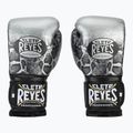 Боксови ръкавици Cleto Reyes Velcro Sparring silver/black 2