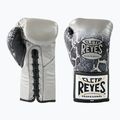 Боксови ръкавици Cleto Reyes Velcro Sparring silver/black