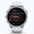 Часовник Garmin Fenix 8 43 mm Amoled silver/white stone