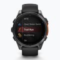 Часовник Garmin Fenix 8 47 mm Amoled slate grey/black