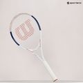 Ракета за тенис Wilson Roland Garros Elite в бяло и синьо WR086110U 11