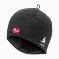 Зимна шапка ODLO Polyknit Fan Warm black/Norwegian flag 2