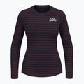 Дамска термоблуза с дълъг ръкав ODLO Warm Originals Stripes Bl Top Crew Neck dark saphire 4