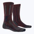 Чорапи за трекинг X-Socks Trek X Merino LT maroon TS03S19U-R008 4