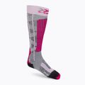 Дамски чорапи за ски X-Socks Ski Rider 4.0 сиви XSSSKRW19W