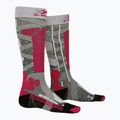 Дамски чорапи за ски X-Socks Ski Rider 4.0 сиви XSSSKRW19W 4