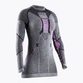 Дамска термо тениска X-Bionic Apani 4.0 Merino сиво/лилаво APWT06W19W 4