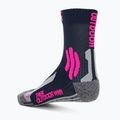 Дамски чорапи за трекинг X-Socks Trek Outdoor midnight blue/pink/lt grey melange 2