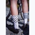 Чорапи за колоездене X-Socks Bike Race 4.0 artcic white/dot/stripe 2