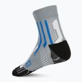 Мъжки чорапи за бягане X-Socks Run Speed Two 4.0 pearl grey/invent blue 2