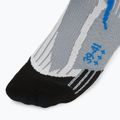 Мъжки чорапи за бягане X-Socks Run Speed Two 4.0 pearl grey/invent blue 3