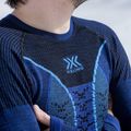 Мъжка термоактивна блуза X-Bionic Merino dark ocean/sky blue 6