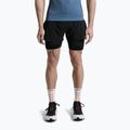 Мъжки къси панталони за бягане X-Bionic Twyce Race 2in1 black/charcoal