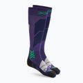 Дамски скиорски чорапи X-Socks Ski Perform Otc deep purple/light sand
