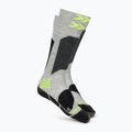 Детски скиорски чорапи X-Socks Ski Discover Otc rhino grey/canary