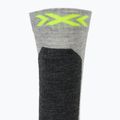 Детски скиорски чорапи X-Socks Ski Discover Otc rhino grey/canary 4