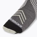 Чорапи X-Socks Run Expert Silk Merino Crew seal grey/light sand 3