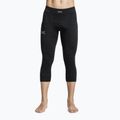Мъжки термоактивни панталони X-Bionic Symbio Merino 3/4 black