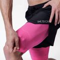 Мъжки къси панталони за бягане X-Bionic Efektor 2in1 x black/neo pink 3