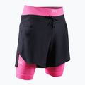 Мъжки къси панталони за бягане X-Bionic Efektor 2in1 x black/neo pink 4