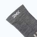 Чорапи X-Socks Hike Discover Merino Crew seal grey/light sand 3