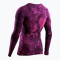 Термоактивен суитшърт X-Bionic Energy Accumulator Wild LS tiedye x black/fluo pink 2