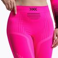 Дамски термоактивни панталони X-Bionic Invent Graphics fluo pink/x white 4