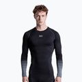 Мъжки термоактивен суитшърт X-Bionic Invent Graphics LS x black/dark grey
