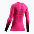 Дамски термоактивен суитшърт X-Bionic Invent Graphics LS fluo pink/x white 12