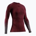 Дамски термоактивен суитшърт X-Bionic Invent Graphics LS oxide red/x black 10
