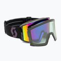 Скиорски очила SCOTT React black/aurora green/enhancer teal chrome/pro green