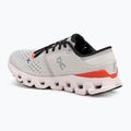 Дамски обувки за бягане On Cloud X 4 silver/flame 3