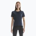 Дамска тениска за бягане On Performance-T navy/black 4