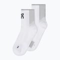 On Performance Run Mid white/glacier чорапи