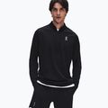 Мъжки суитшърт за бягане On Core 1/4 Zip black