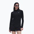 Дамски суитшърт за бягане On Core 1/4 Zip black