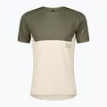 Мъжка тениска за бягане SCOTT Endurance Tech hay green/cotton white