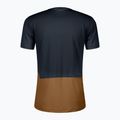 Мъжка тениска за бягане SCOTT Endurance Tech dark blue/bread brown 2