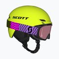 Детска скиорска каска SCOTT Keeper 2 + ски очила Witty neon yellow 10