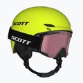 Детска скиорска каска SCOTT Track + Gogle Factor Pro Combo neon yellow/black