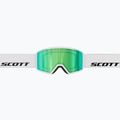 Скиорскa маска SCOTT Trace Pro white/green chrome 3