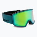Скиорскa маска SCOTT Trace Pro petrol green/green chrome